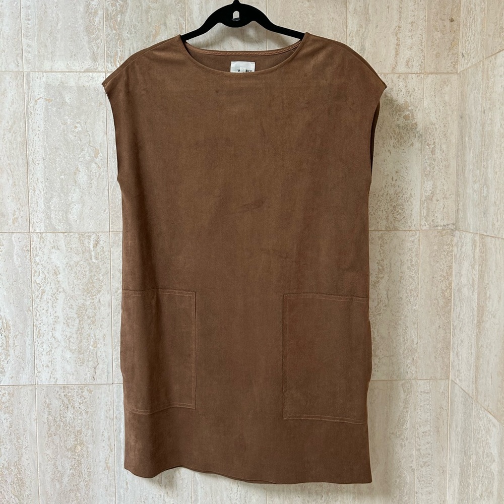 Wilfred Free Suede Sack Dress (X-Small) - Brown